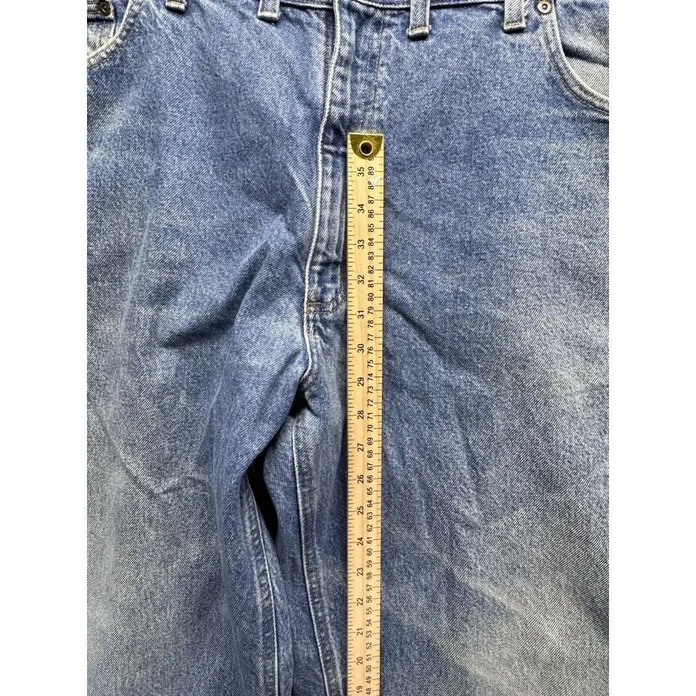 Carhartt Jeans‎ Mens 40x30 (44x30 Tag) Blue Denim Relaxed Straight Work B160 DST
